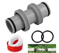 FUFRE Connecteur de tuyau de piscine pour Tuyau de Ø 38 mm, Adaptateur de Tuyau de Piscine pour Intex Bestway Coleman, Joint De Tuyau De Pompe De Filtre De Piscine Accessoires De Piscine YKJMNTRH