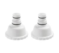FUFRE Lot de 2 adaptateurs de piscine RP/RX pour skimmer, raccords de tuyau pour 1,25/1,5", plaque d'aspiration de piscine avec joint pour skimmer, adaptateur sous vide de rechange pour Summer Waves