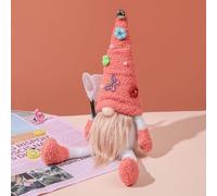 FUFRE Lutin de printemps 2025 - Décoration de printemps - Lutin en peluche - Décoration de jardin - Série de jardin - Lutin avec longues jambes - Lutin en peluche de Pâques - Pour décoration de Pâques