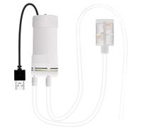 FUFRE Mini pompe à eau auto-amorçante, 5 V, petite pompe submersible, alimentée par USB, pour visseuse sans fil, avec tuyau en PVC de 1 m (C)