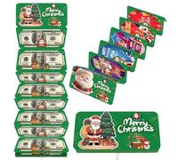 FUFRE Porte-cartes cadeaux de Noël avec 10 compartiments, surprise, porte-cartes de Noël, cadeau d'argent, enveloppe pour argent de Noël, cartes de Noël, b, s, Moderne