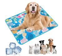 FUFRE Tapis rafraîchissant pour chien, couverture rafraîchissante pour chat, couverture rafraîchissante pour chien, en soie glacée, lavable, auto-refroidissant, pour chat, animal domestique (B)