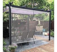 FUFU Store Enrouleur PVC Store enrouleur de pergola extérieure,Stores enrouleurs transparents,Stores clairs pour fenêtre de balcon,Store à enroulement en plastique avec raccord Largeur x hauteur
