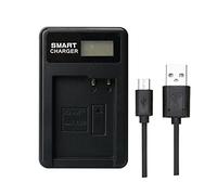 FUGASUN Compatible PAN DMW-BLC12 DMW BLC12 Chargeur de Batterie pour Un Seul Chargeur LCD pour Panasonic Lumix FZ1000, FZ200, FZ300, G5, G6, G7, GH2, DMC-GX8