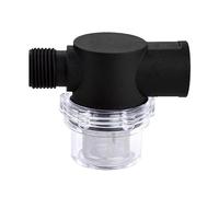 Fugedox Filtre de pompe à eau 255-213 - Crépine de pompe à visser - Entrée/sortie NPSM de 1,27 cm - Écran de filtre en acier inoxydable 60 mailles - Utilisé pour pompes à eau, camping-cars, navires -