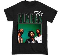 Fugees T-Shirt Funny Birthday Cotton Tee Vintage Gift F Men Black S
