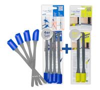 FUGENFUX® Kit Combi Master Set : Classic 4 + Small - Extracteur de joints spécial - Lisseur de joints pour toutes les tailles - Extracteur de joints avec pointe magique révolutionnaire pour les