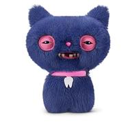 Fuggler Alley Cats Peluche 22 cm (Cheezee) Gris de ZURU - Funny Ugly Monster Animal en Peluche avec Dents Humaines, Collection pour Enfants, Pré-Ados, Ados, Adultes et Amoureux de Chats