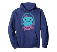 Fuggler Gaptooth McGoo Laboratory Misfits Monster Sweat à Capuche, Unisexe pour Adultes, Bleu Marine, XXL