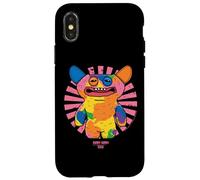 Fuggler Grin Grin Snuggler Rétro Texte Japonais Coque pour iPhone X/XS