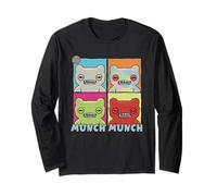 Fuggler Munch Munch Gris Tie Dye Vert et Rouge FuggGlow Manche Longue