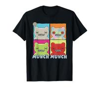 Fuggler Munch Munch Gris Tie Dye Vert et Rouge FuggGlow T-Shirt