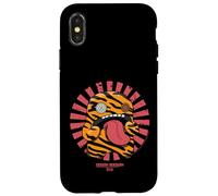 Fuggler Oogah Boogah Tiger Texte Japonais rétro Coque pour iPhone X/XS
