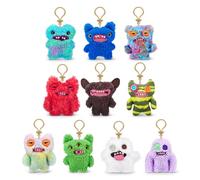 Fuggler Porte-clés Series 3 de ZURU, 5" Funny Ugly Monster, peluche, à collectionner, jouet (3 Pack)
