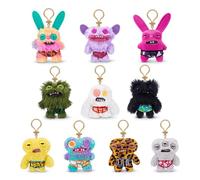Fuggler Porte-clés Series 4 de ZURU, 5" Funny Ugly Monster, peluche, à collectionner, jouet (3 Pack)