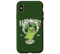 Fuggler Rabid Rabbit Green Originals College Sports Coque pour iPhone X/XS