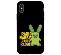 Fuggler Rabid Rabbit Originals Monstre Texte Coque pour iPhone X/XS