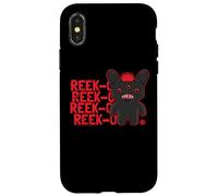 Fuggler Reek-O Black Poilu Fuggs Monster Text Coque pour iPhone X/XS