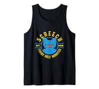 Fuggler Screech Blue FuggGlow Monstre Moche Amusant Débardeur