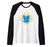 Fuggler Screech Blue FuggGlow Monstre Moche Amusant Manche Raglan