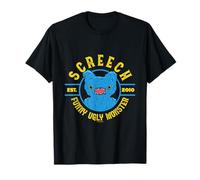 Fuggler Screech Blue FuggGlow Monstre Moche Amusant T-Shirt