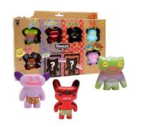 Fuggler Series 2 Lot de 8 figurines de collection | Ensemble de jouets mystérieux avec personnages cachés, figurines de chasse rares, miniatures effrayantes, designs inquiétants, assortiments de