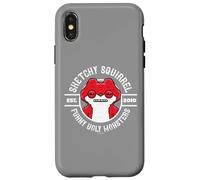 Fuggler Sketchy Squirrel Red Snuggler Funny Ugly Monster Coque pour iPhone X/XS