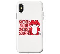 Fuggler Sketchy Squirrel Snuggler Monster Text Coque pour iPhone X/XS