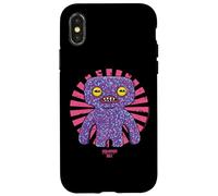 Fuggler Squidge Laboratory Misfits Texte Japonais rétro Coque pour iPhone X/XS