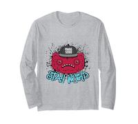 Fuggler Weirdo aux Yeux Larges Stay Weird Fugg Life Manche Longue