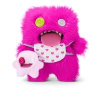 Fuggler ZURU Mini Rascals Assortiment de 22,9 cm Série 1 (Double Trouble) (Oogah Boogah (Rose - Poils Longs) par ZURU, Jouet en Peluche Amusant