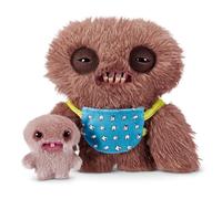 Fuggler ZURU Mini Rascals Assortiment de 22,9 cm Série 1 (Double Trouble) (Squidge (Marron - Poils longs) par ZURU, jouet en peluche amusant