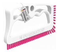 FUGINATOR Brosse à joints pour salle de bain, WC et cuisine - Brosse pratique pour nettoyer les joints des carreaux muraux et de sol - Brosse de nettoyage efficace des fentes pour les espaces étroits