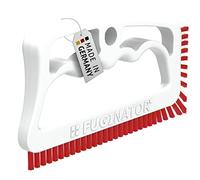 Fuginator® Brosse à Joints Utilisable Partout à la Maison, et notamment dans la Salle de Bains et dans la Cuisine (Blanc/Rouge)