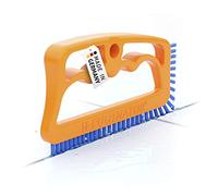 Brosse fuginator pour Joints de carrelage Orange/Bleu - Brosse innovante pour Joints de Nettoyage des Joints dans la Salle de Bain, la Cuisine et la Maison - élimine superficiellement Les moisissures