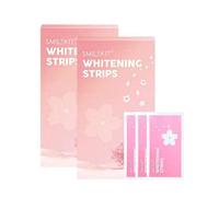 FUGLUS 14 bandes de blanchiment des dents, blanchiment doux à domicile, élimine rapidement toutes les taches et décolorations, éclaircissement sans douleur et sans traitement au laser