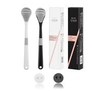 FUGLUS 2 pièces Gratte Langues, Brosse à Langue pour Le Nettoyage De la Bouche, Recyclable, éCologique et Pratique, Gratte-Langues pour Une haleine fraîche en Quelques Secondes