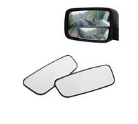 FUGLUS 2PCS Rétroviseur d'angle mort pour voiture, Rétroviseur convexe HD rotatif à réglable pour une conduite en toute sécurité, ajustement universel pour SUV, camionnette, camion, autocollant