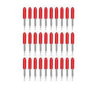 FUGLUS 30Pcs Lame de Traceur de Vinyle, Lames de Coupe Standard En Carbure CéMenté à 45 DegréS Avec Capuchons Rouges, avec Explore Air 2/Air 3/Maker 3/Expression