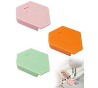 FUGLUS 3Pcs guides de couture magnétiques incluant guide d'ourlet polygonal avec échelle, Outils de conseil et accessoires de fixation multifonction pour machine à coudre, pour ourlets et fixation