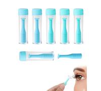 FUGLUS 6Pièces Ventouses Applicateur Extracteur Lentille Annuelles, Dissolvant Silicone pour Contact, Outil Multifonctionnel, Adapté pour Lentilles Rigides RGP et Souples (vert,bleu)