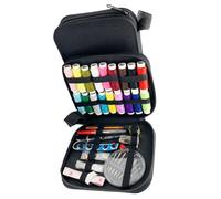 FUGLUS 86 pièces Grand kit de couture professionnel,fournitures de couture de qualité supérieure - Comprend bobines de fil et aiguilles, convient pour les voyageurs, les