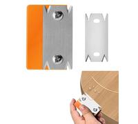 FUGLUS Araseur de Chant,araseur lino，Plaqueuse de Chant,Coupe Parquet,Plaqueuse Chants Manuelle,Coupe Bordure Bois,Coupe Bordure Placage pour Couteau à Banderoler Bois Pvc Abs