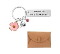 FUGLUS Cadeaux pour femmes Meilleur ami Cadeau d'encouragement Porte-clés avec gravure N'oublie pas, je t'aime Maman Sœur Collègue Cadeau d'anniversaire Cadeau de Noël pour femmes
