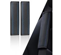 FUGLUS Housses de ceinture de sécurité, lot de 2 pièces. Rembourrage universel en coton doux, lavable, réduit les frottements et l'inconfort au niveau des épaules