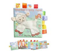 FUGLUS Jouets pour bébés de 0 à 6 mois : livres en tissu, livres interactifs pour bébés, livres à bruisser pour bébés, jouets pour bébés de 6 mois, cadeaux de naissance, cadeaux de Noël