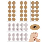 FUGLUS Kit de Thérapie Magnétique 5 Feuilles Patchs d'Acupression 50 Aimants Pansement d'Acupuncture de Magnétothérapie Patchs de Soulagement Magnétiques Adhésifs de Remplacement