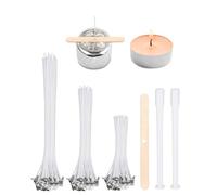 FUGLUS Mèche Bougie,90 pcs Mèches de Bougie Naturelles,Mèche de Bougie Coton,Mèche pour Bougie,Meche Bougie Naturelle Coton pour la Fabrication de Bougies DIY Guide de Fabrication de Bougie parfumée