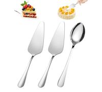 FUGLUS Pelle à Gâteaux, 2 Pièces Acier Inoxydable Gâteau Serveur, 22cm Pelle à Tarte, Pelle à Pizza, Couteau à Gâteau, Servie 1 cuillère, pour Cuisine, Salle à Manger, Fêtes, Mariage, argent