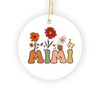 FUGWN Mimi Ornement, cadeaux Mimi de la part des petits-enfants, ornements à suspendre pour sapin de Noël, décorations de vacances, meilleur cadeau pour grand-mère pour Noël, décoration souvenir